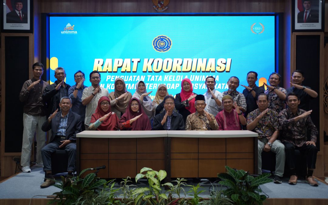 Dekan dan Wakil Dekan FPH Unimma Ikuti Pembekalan Tata Kelola: Komitmen Menuju Institusi Unggul dan Bermutu