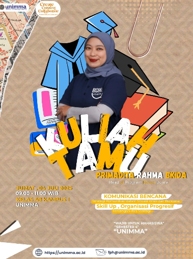 Ketika Komunikasi Bukan Sekadar Bicara: ILKOM UNIMMA Latih Mahasiswa Hadapi Bencana