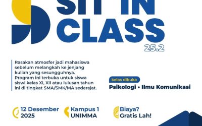 Prodi Ilkom UNIMMA Terapkan Transparansi Akademik: SIT IN CLASS 25.2 Ajak Siswa SMA Rasakan Praktik Langsung di Lab Komunikasi