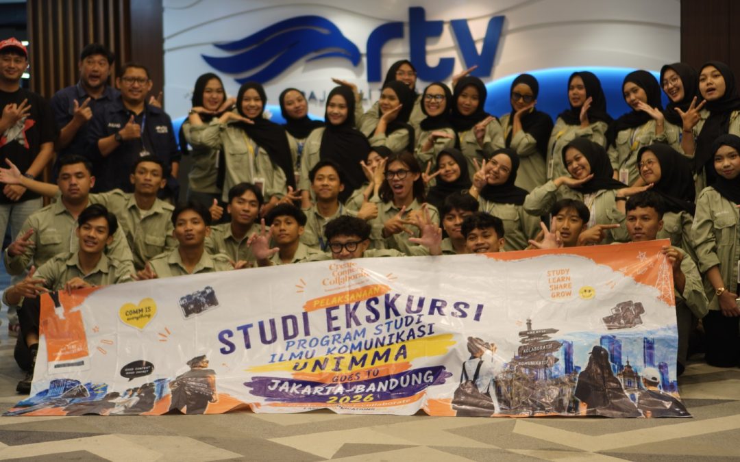 Mahasiswa Ilmu Komunikasi UNIMMA Dalami Dunia Broadcasting melalui Kunjungan Industri ke RTV